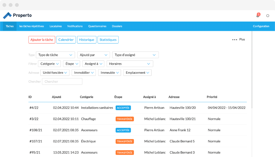 Properto - Facilities management software